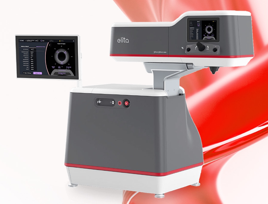 실크라식 전용 차세대 펨토초 레이저 장비인 존슨앤드존슨 엘리타(ELITA)